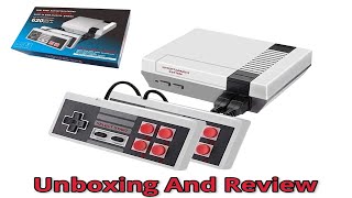 Unboxing And Review New 2024 Version Fake Retro Classic Nes Console With 620 Games nintendo [upl. by Amary150]