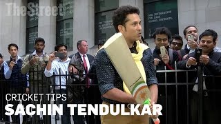 Sachin Tendulkar​ Shows You How to Hold a Cricket Bat [upl. by Ramberg]