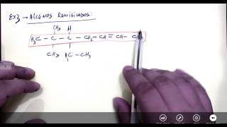 Parte 4  Nomenclatura Hidrocarbonetos  Alcenos e Alcinos Ramificados [upl. by Ramor]
