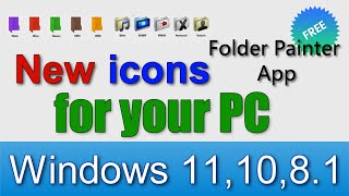 🎉How to Colorize Folders in Windows 1110 81 and Give Them an Interesting New LookFree in 2023 [upl. by Aretta]