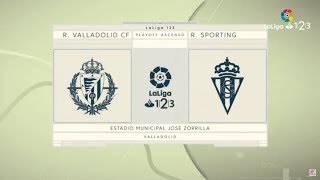 Previa Real Valladolid vs Sporting de Gijón [upl. by Esiralc]