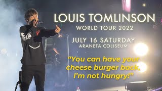 Louis Tomlinson LIVE IN MANILA 2022 FULL CONCERT  World Tour  Philippines 🇵🇭 LouisTomlinson [upl. by Niwled]