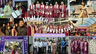 Tezpur Universitys 21st convocation vlog 🎓 Received my post graduate degree 🥹 [upl. by Kcirddec]