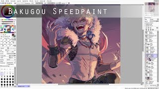 Boku no Hero Academia Bakugou Speedpaint [upl. by Htebesile]