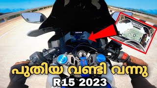 അവൻ എത്തി R15 v4 2023 തീപ്പൊരി ⚠️ traction 4 new R15 v4 [upl. by Griggs]