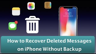 How to Recover Deleted Text Messages from iPhone Without Backup FREE [upl. by Assirod719]