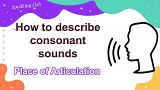 Phonetics  PLACE OF ARTICULATION of CONSONANTS [upl. by Anegroeg]