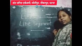 PointLineline segment and Rayसंत जॉन्स एकेडमीeducation [upl. by Christis41]