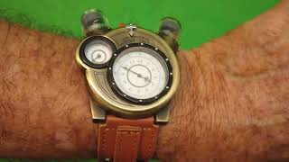 ThinkGeek SteampunkStyled Tesla Analog Watch a unique Time piece [upl. by Rennerb13]