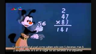 Animaniacs  Multiplication song Sub español latino [upl. by Anis862]