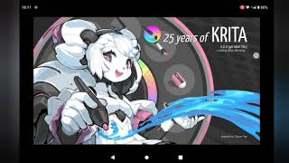 How to setup krita  Android Tablet  Free App [upl. by Gerkman657]