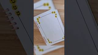 Note book border design diypapercrafts diycrafts [upl. by Cacie]