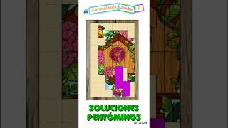 9000 Soluciones 62 Rompecabezas Matemático de Pentóminos Shorts puzzlegames [upl. by Yojal]