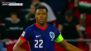 Denzel Dumfries Goal Hungary Vs Netherlands 11 All Goals Analysis amp Highlights Result [upl. by Granlund513]