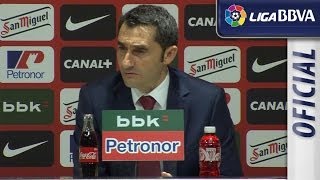 Rueda de Prensa de Valverde tras el Athletic Club 42 Real Valladolid  HD [upl. by Ashatan]