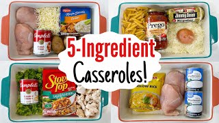 5INGREDIENT Super Quick amp EASY Casserole Dinner Recipes  Best Oven Baked Meals  Julia Pacheco [upl. by Scarlett]