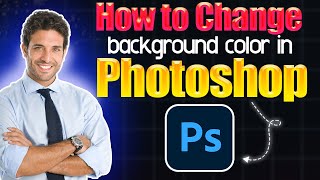 How to change background color in Photoshop [upl. by Sirromal]