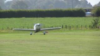 Sonerai 1 SS WHITE KNIGHT Taking off Stratford Aerodrome Taranaki NZ [upl. by Norm]