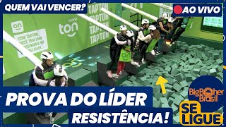 BBB 24  Prova do Líder de RESISTÊNCIA AO VIVO Quem vai vencer Davi e Matteus Como estão na prova [upl. by Navada]