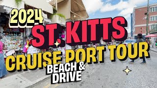 St Kitts Cruise Port 2024 and Famous Reggae Beach 🏝️ [upl. by Macdougall]