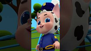 Baby policeman catches the thief  Rosoomelody Song nurseryrhymes kidssong foryou shorts [upl. by Tedra]