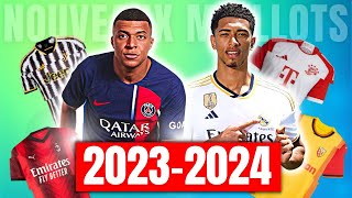 👕 ON NOTE LES NOUVEAUX MAILLOTS 20232024 DES CLUBS DE FOOTBALL  avec VinceUnitedFC [upl. by Rahsab]