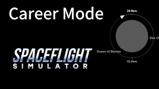 Moon Flyby in Spaceflight Simulator SFS Career Mode [upl. by Alburg]