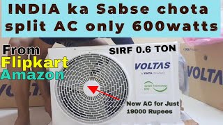 Voltas 06 ton Split Ac smallest most power efficient and cheapest AC Vectra 072 [upl. by Kcyred]