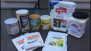 8 Best Powdered Milk Brands Taste Test RESULTS [upl. by Aman]