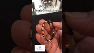 2gm baby karimani gold jewellery like reels viralvideo bangles [upl. by Annig]