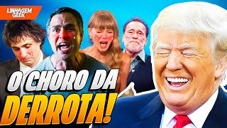 CELEBRIDADES CHORAM APÓS VITÓRIA DE TRUMP [upl. by Jehias101]