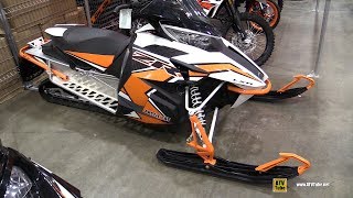 2016 Arctic Cat ZR 5000 LXR Sled  Walkaround  2016 Toronto ATV Show [upl. by Lenssen]