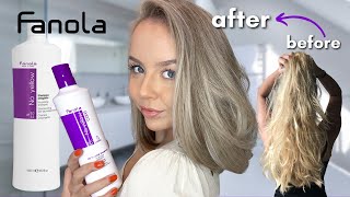 How to use Fanola No Yellow Shampoo  Step by Step Tutorial [upl. by Mortimer689]