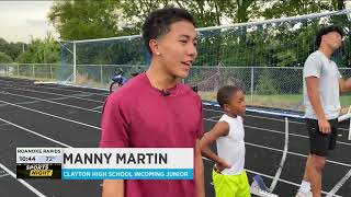 Clayton High School track coach helps athletes become champions and Olympic runners [upl. by Akinahs837]