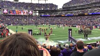 Ravens vs Browns Player introductions 122814 [upl. by Gilroy]