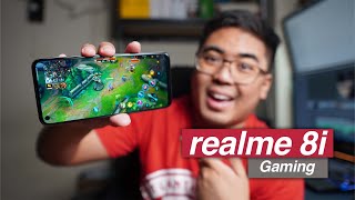 realme 8i Gaming Review Mobile Legends Genshin Impact MIR 4 COD amp More [upl. by Weed]