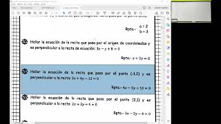 MAT99 GEOMETRÍA ANALITICA EJERCICIOS PREFAS PARTE 3  ADELIOUMSA [upl. by Ahsiekit]