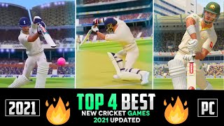 Top 4 Best New Cricket Games for PC FREE 2021 NEW Best Cricket Games for PC  PC Cricket Games 2021 [upl. by Jarlen]