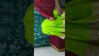 Varalakshmi amman saree draping decoration  decoration tranding video   shorts [upl. by Agueda432]