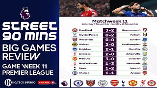 Premier League Game Week 11 Review  Guardiola record  Manchester United Appoints Ruben Amorim [upl. by Mairb]