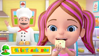 Pat A Cake Bakers Man Song  Yummy Food  Nursery Rhymes amp Kids Songs by Little Treehouse [upl. by Rance]