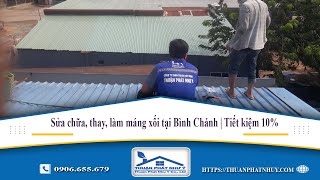 Sửa chữa thay làm máng xối tại Nhà Bè  Tiết kiệm 10 [upl. by Eerrehc]