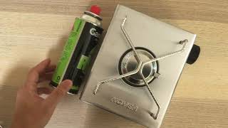 KOVEA CUBE MINI STOVE  SIZE COMPARISON [upl. by Atteloc]