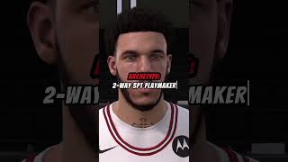 Lonzo Ball 2Way 3pt Playmaker build in NBA 2k25 lonzoball nba2k25 gaming [upl. by Anwat737]