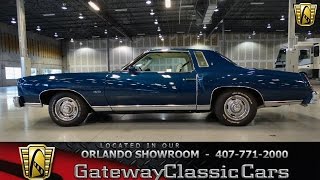 1976 Chevrolet Monte Carlo Gateway Classic Cars Orlando 102 [upl. by Nosliw]