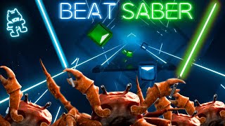 Having an official CRAB RAVE in Beat Saber [upl. by Anattar]