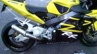 Honda Cbr 954 RR Fireblade Short Exhaust Sound  handmade [upl. by Gnuj]