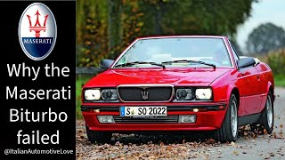 Why the Maserati Biturbo failed [upl. by Safko]