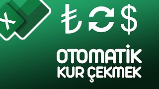 Excelde döviz kurları otomatik olarak nasıl getirilir  Excel Dersleri [upl. by Akiraa]