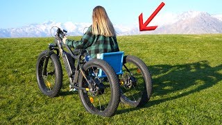 Homemade Off Road Electric Wheelchair  She had NO Idea [upl. by Sigismondo]